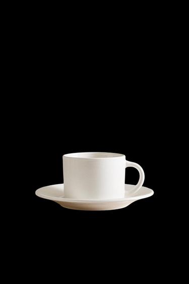TEETASSE AUS STEINGUT - Weiß von Zara - Bild 0