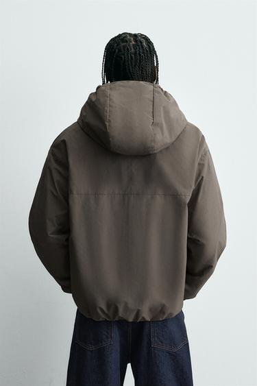 COMBINED FLEECE TECHNICAL JACKET - Mink by Zara - Image 2