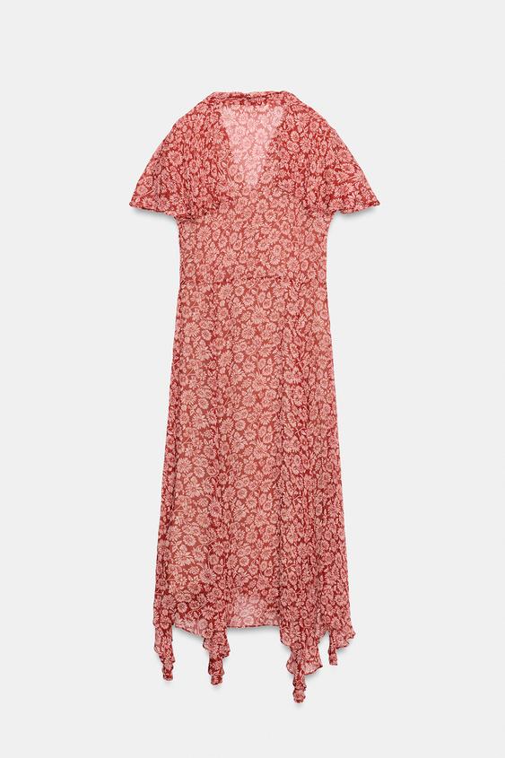zara long floral print dress Zara Long Printed Dress UFO No More