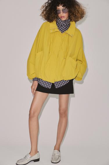 ZW COLLECTION BOMBER JACKET - Mustard by Zara