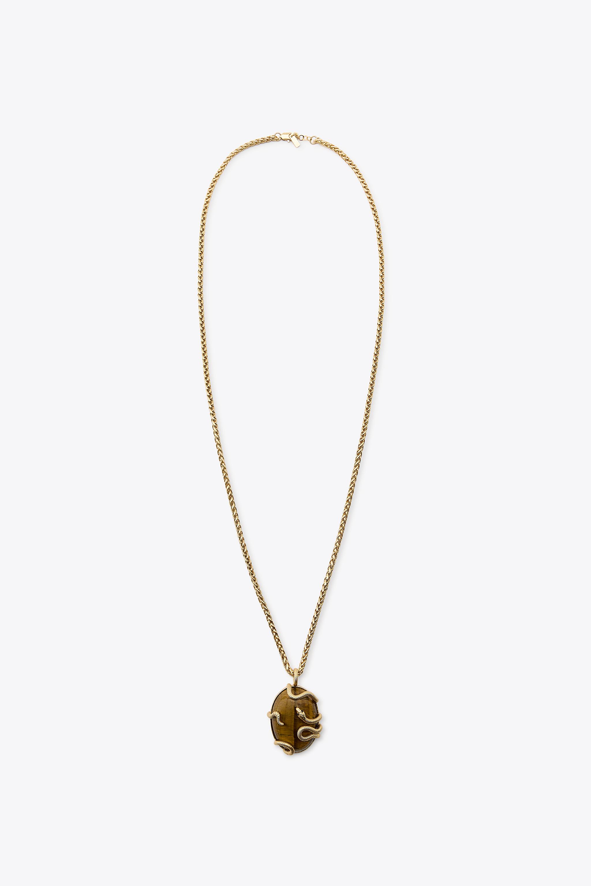 ★ドイツ発*ZARA*Origins-ストーンペンダントネックレス/GOLD★ バースストーンネックレスペアシェイプ シトリン | AURORA GRAN