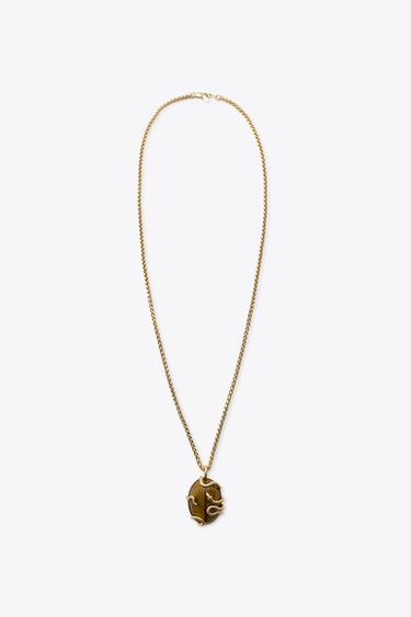 COLLIER PIERRE SERPENT - Doré de Zara - Image 1
