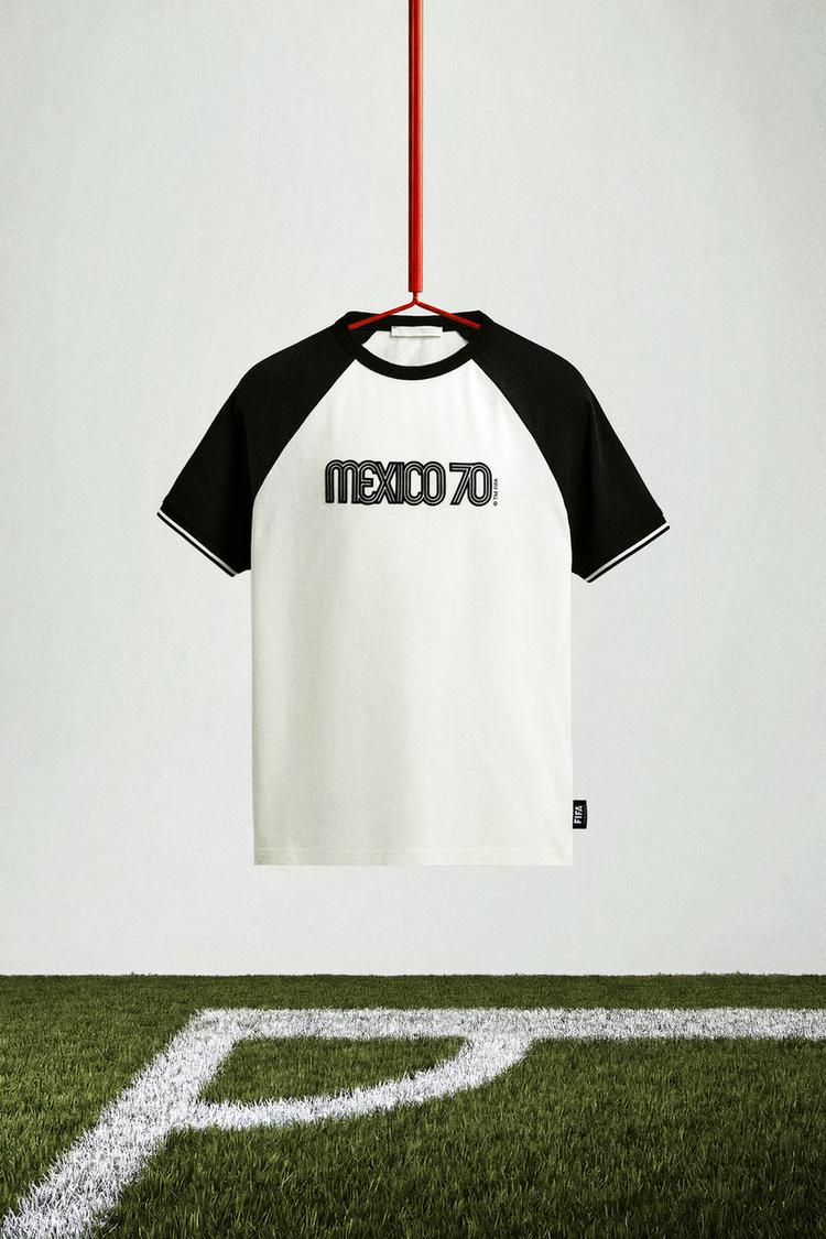 ZARA MEXICO 70 FIFA WORLD CUP™ FIFA CLASSICS COLOUR BLOCK T-SHIRT
