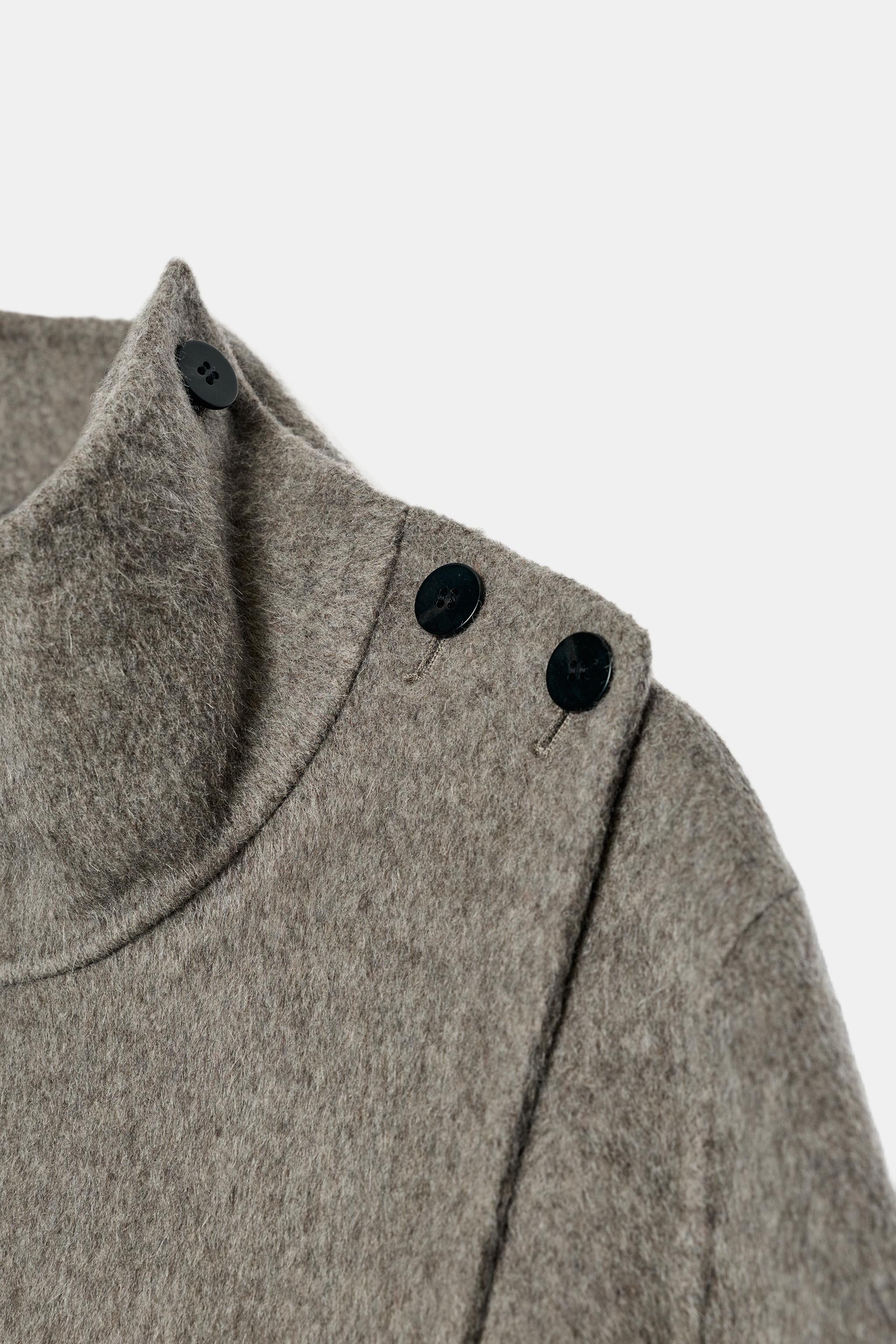 ZW COLLECTION LONG WOOL-BLEND COAT