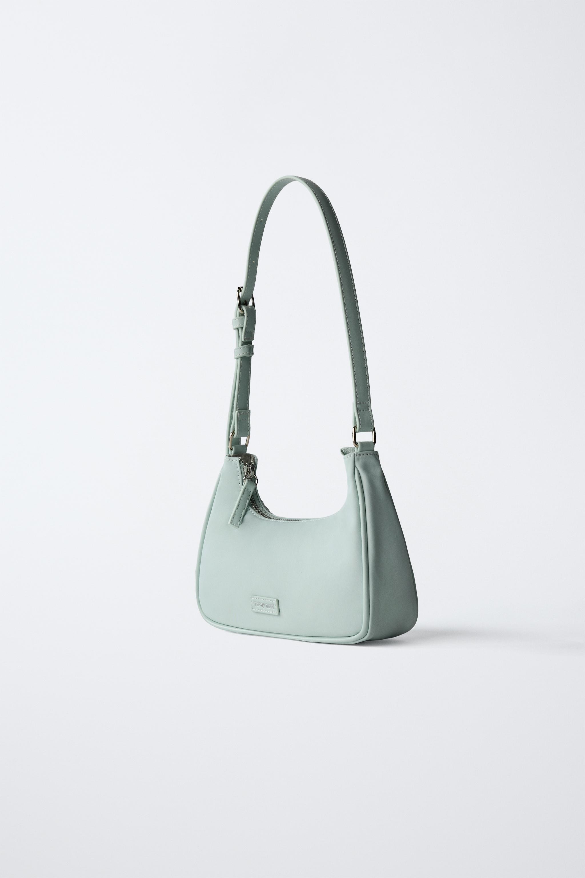 NYLON SHOULDER BAG - Green | ZARA United States