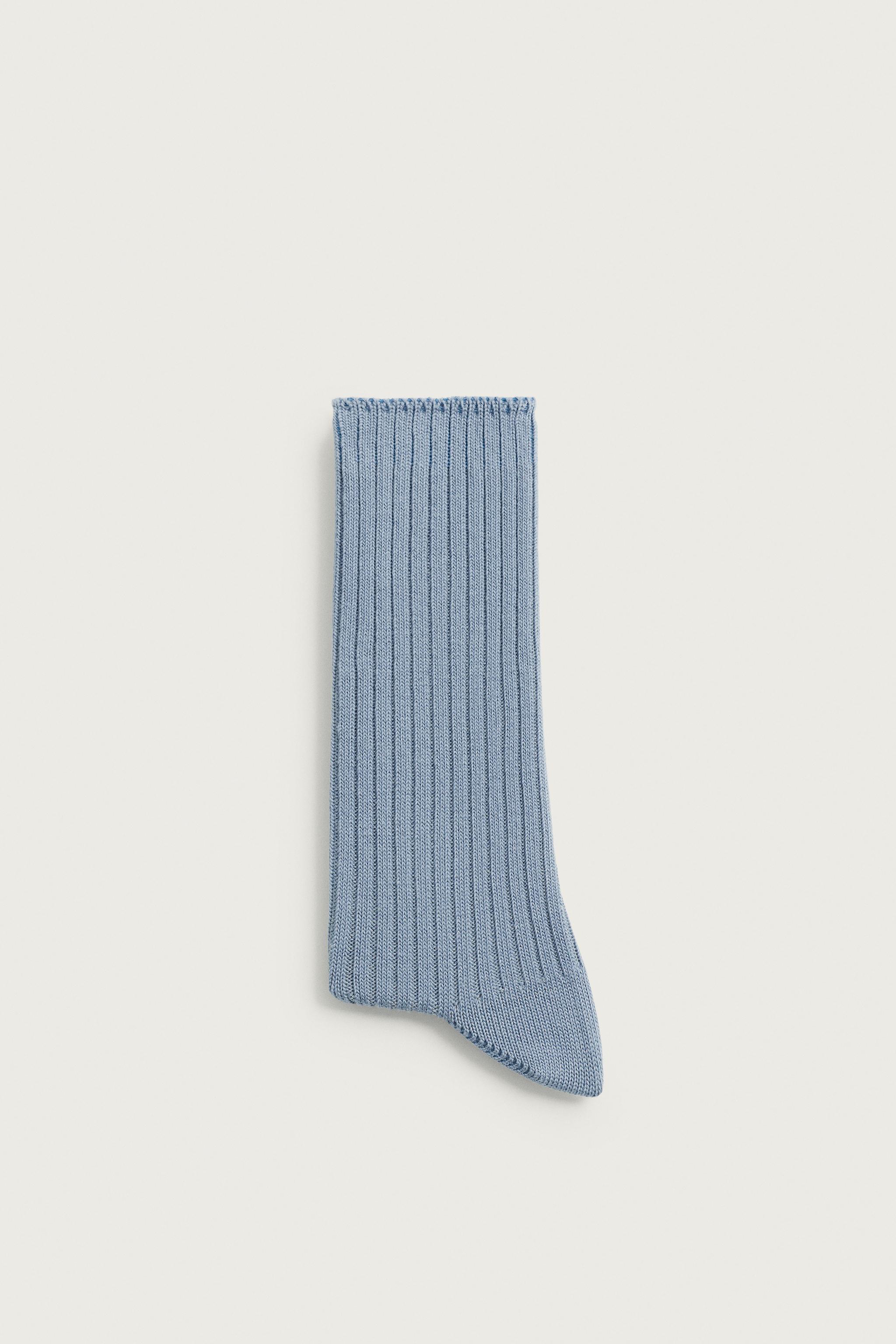 CHAUSSETTES EN MAILLE CANNELÉ