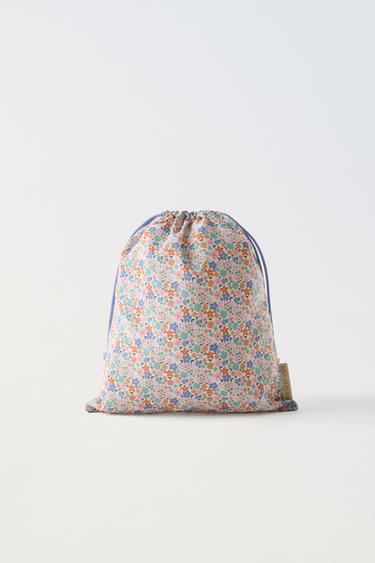 СУМКА С ЦВЕТОЧНЫМ ПРИНТОМ — Разноцветный от Zara — изображение 0