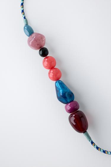 STONE NECKLACE - Multicoloured by Zara - Image 1