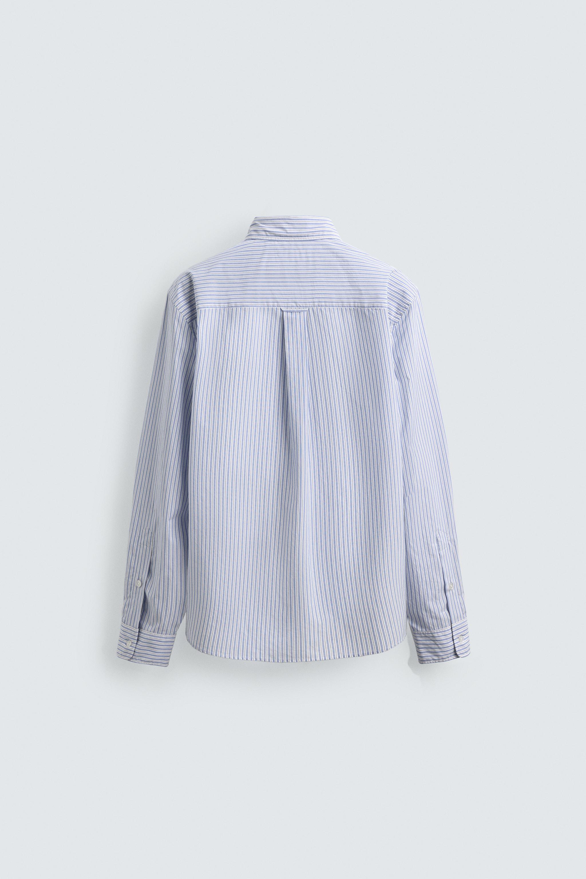 CHEMISE À RAYURES ET POCHE
