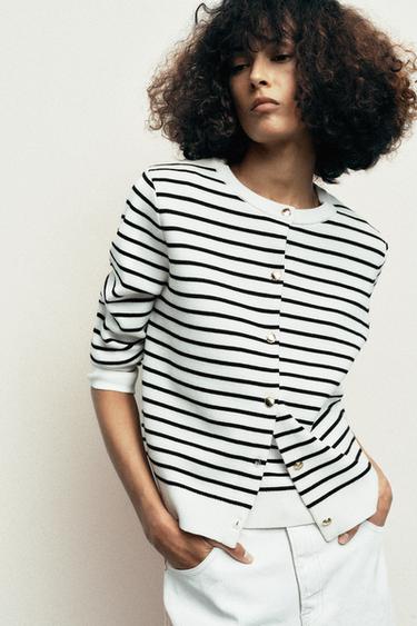 STRIPED KNIT TOP - striped by Zara - Image 2