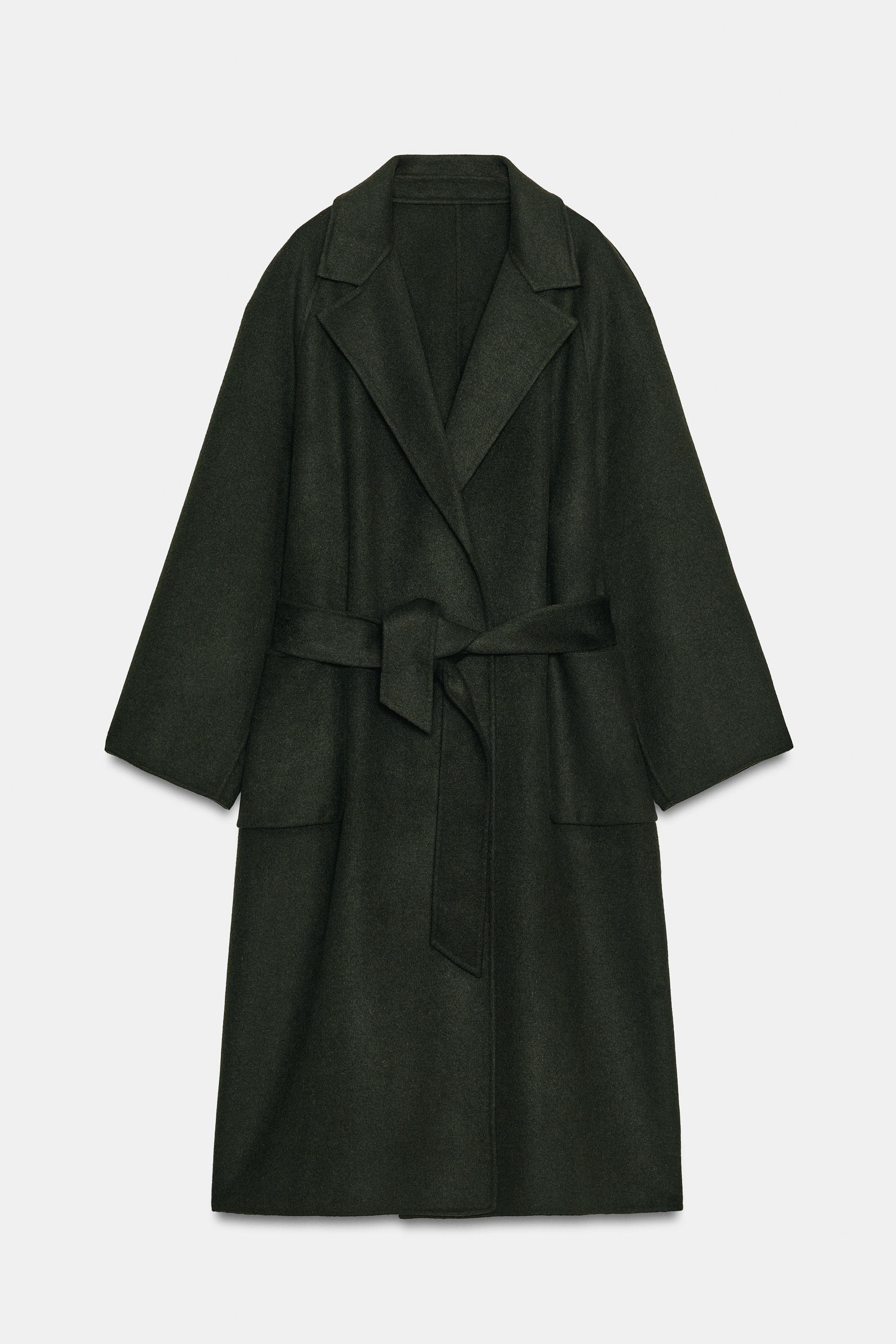 MANTEAU AVEC LAINE ET CEINTURE