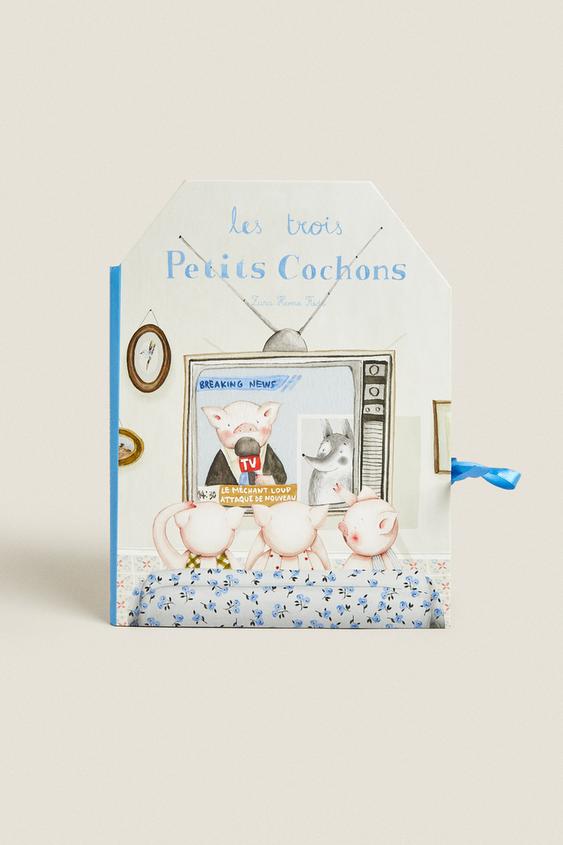 CARROUSELBOEK LES TROIS PETITS COCHONS (FRANS) - Multicolour van Zara - Afbeelding 0