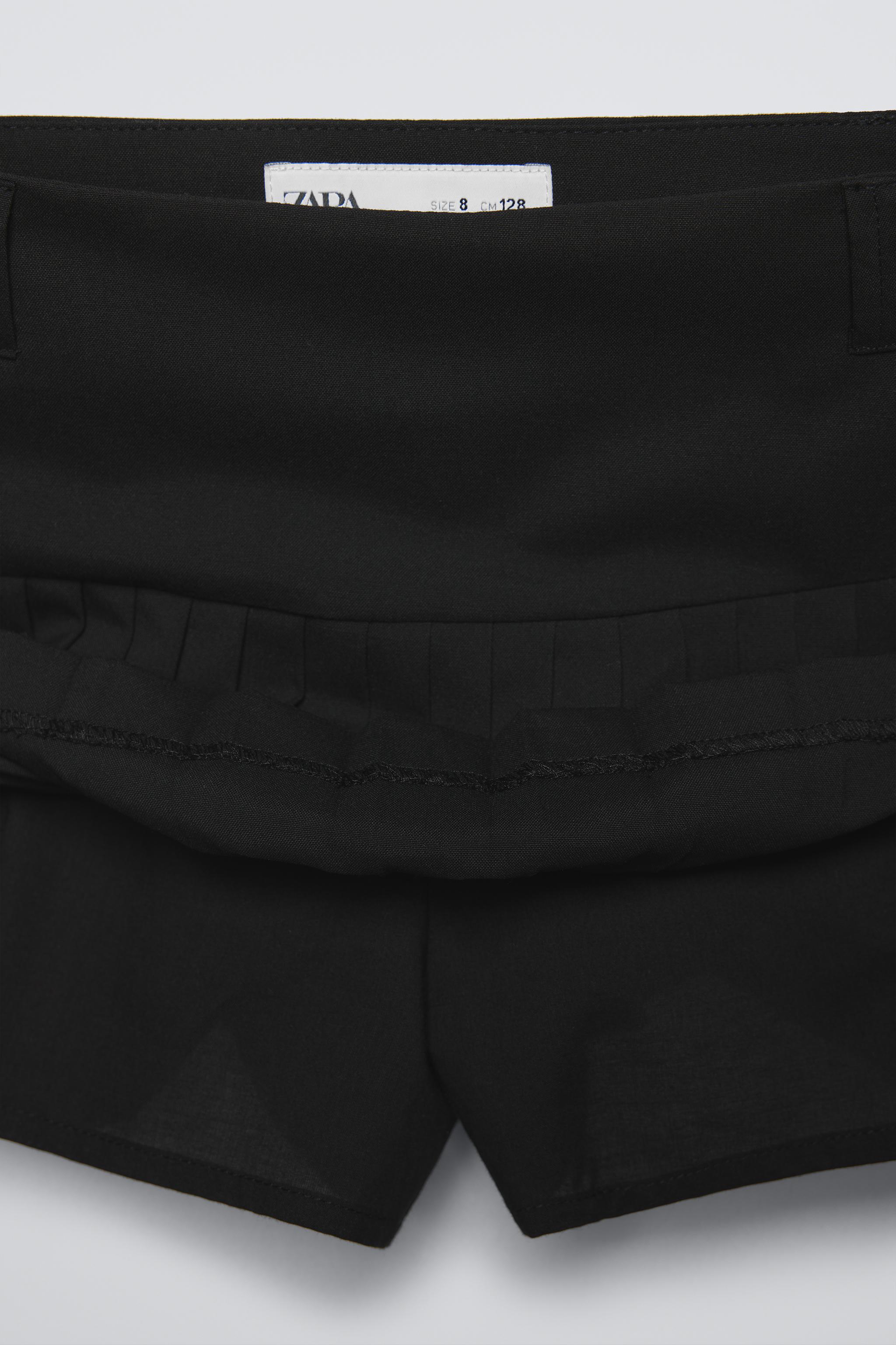 BOX PLEAT SKORT - Black | ZARA United States