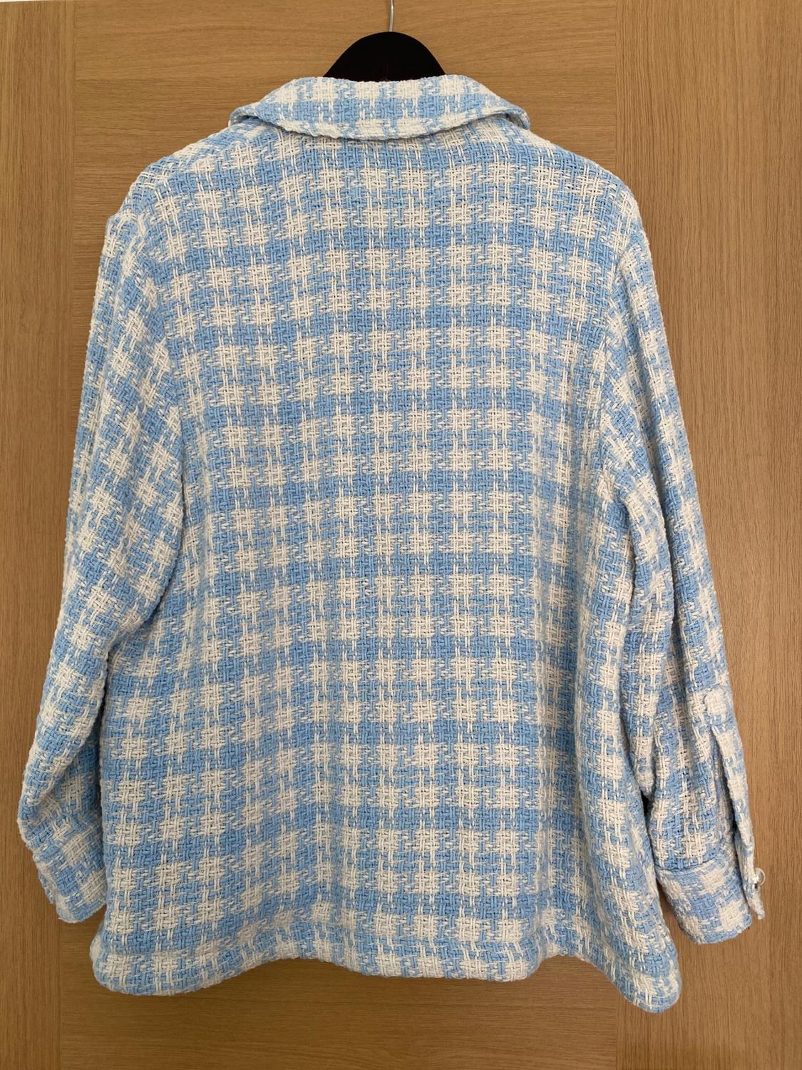 HOUNDSTOOTH TEXTURED OVERSHIRT - Image 3