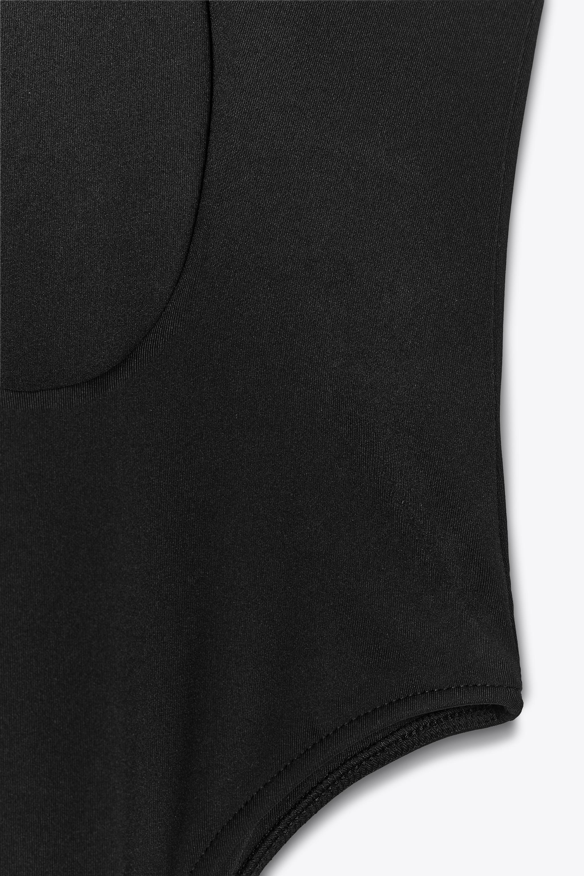 POLYAMIDE ASYMMETRIC BODYSUIT
