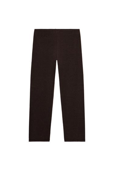 PANTALÓN CAPRI SEAMLESS - Chocolate de Zara