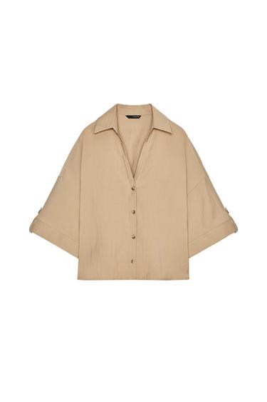 CAMISA MANGA CORTA ANCHA