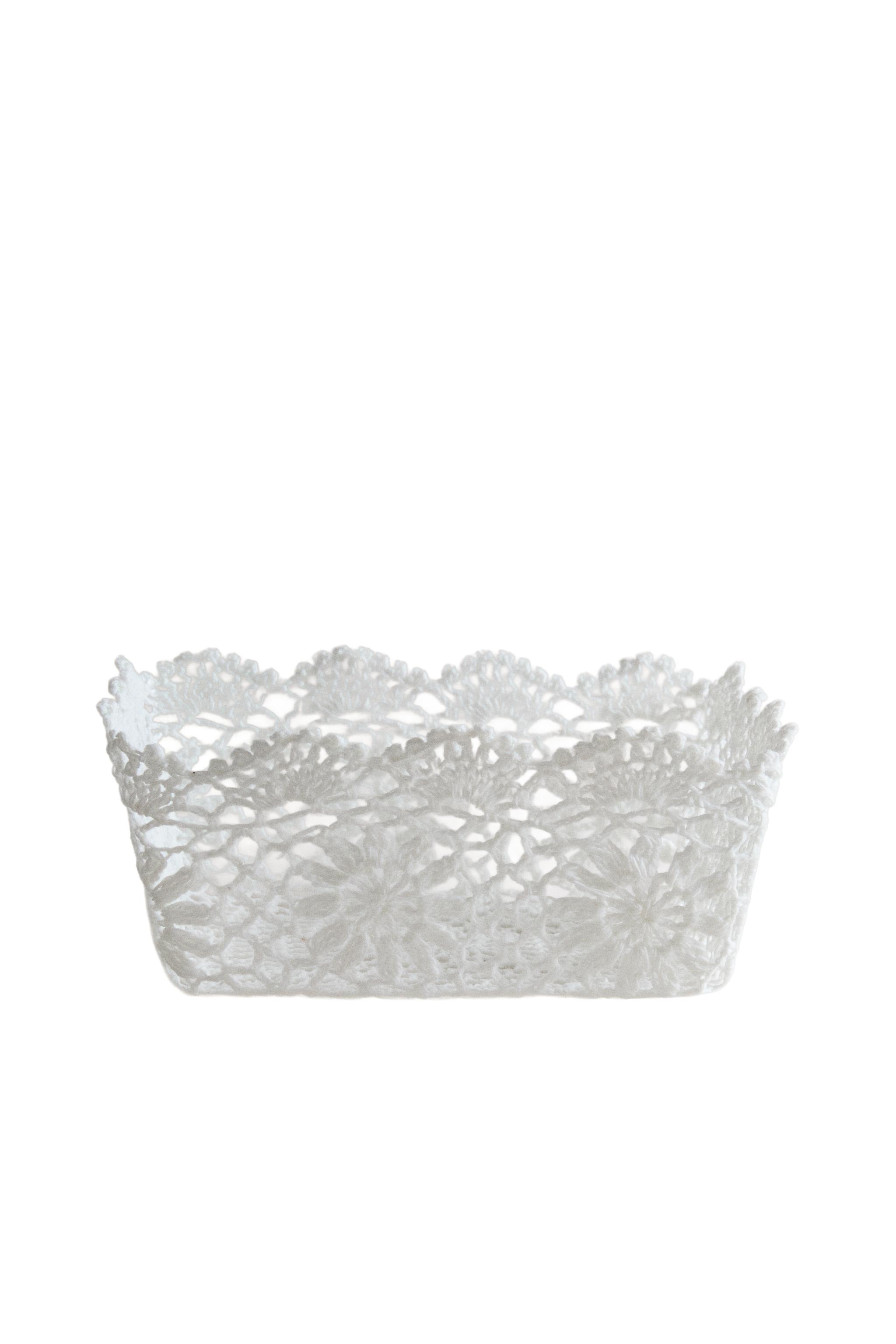 CROCHET BASKET - White | ZARA United States