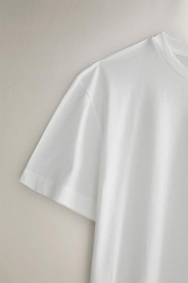 T-SHIRT MANCHES COURTES - Blanc de Zara - Image 2