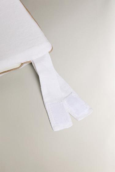 GALETTE DE CHAISE LIN - Blanc de Zara - Image 3
