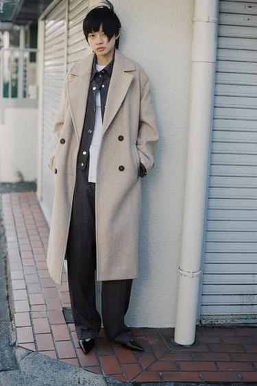 SOFT OVERSIZED COAT - Beige by Zara