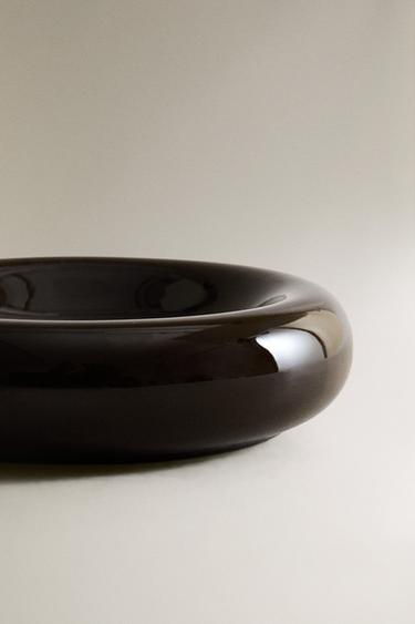 PLATEAUX DÉCORATIFS BRILLANTS - Marron foncé de Zara - Image 3