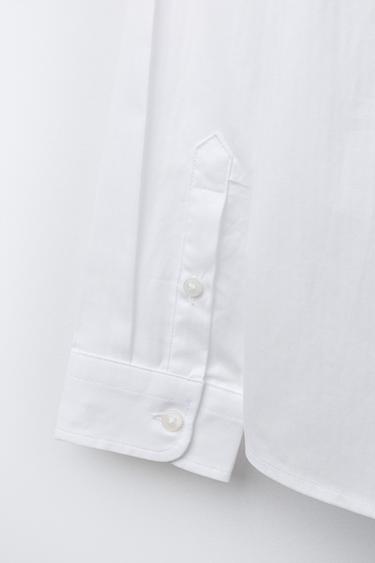 CHEMISE BASIQUE - Blanc de Zara - Image 3