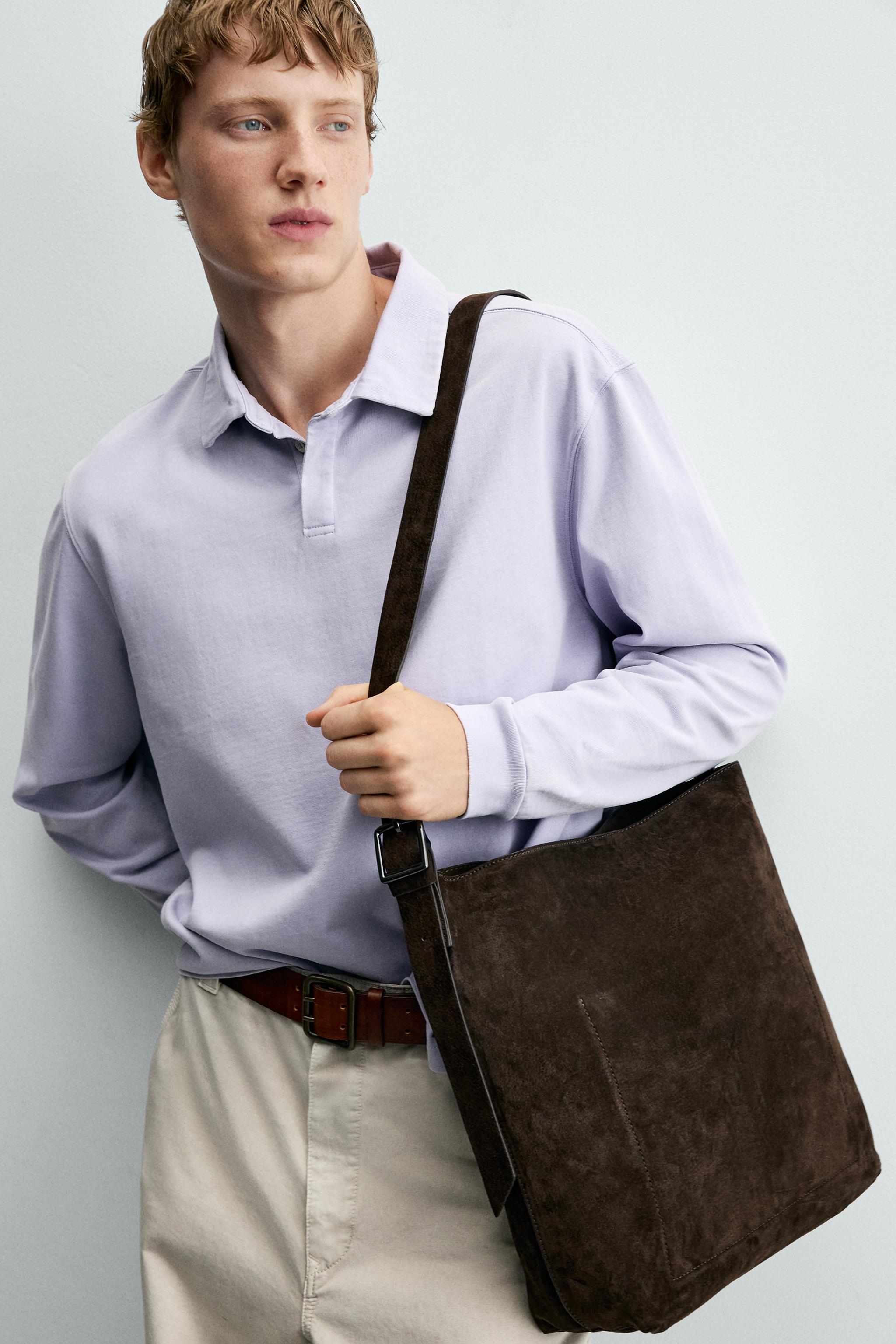 LEATHER SHOPPER BAG