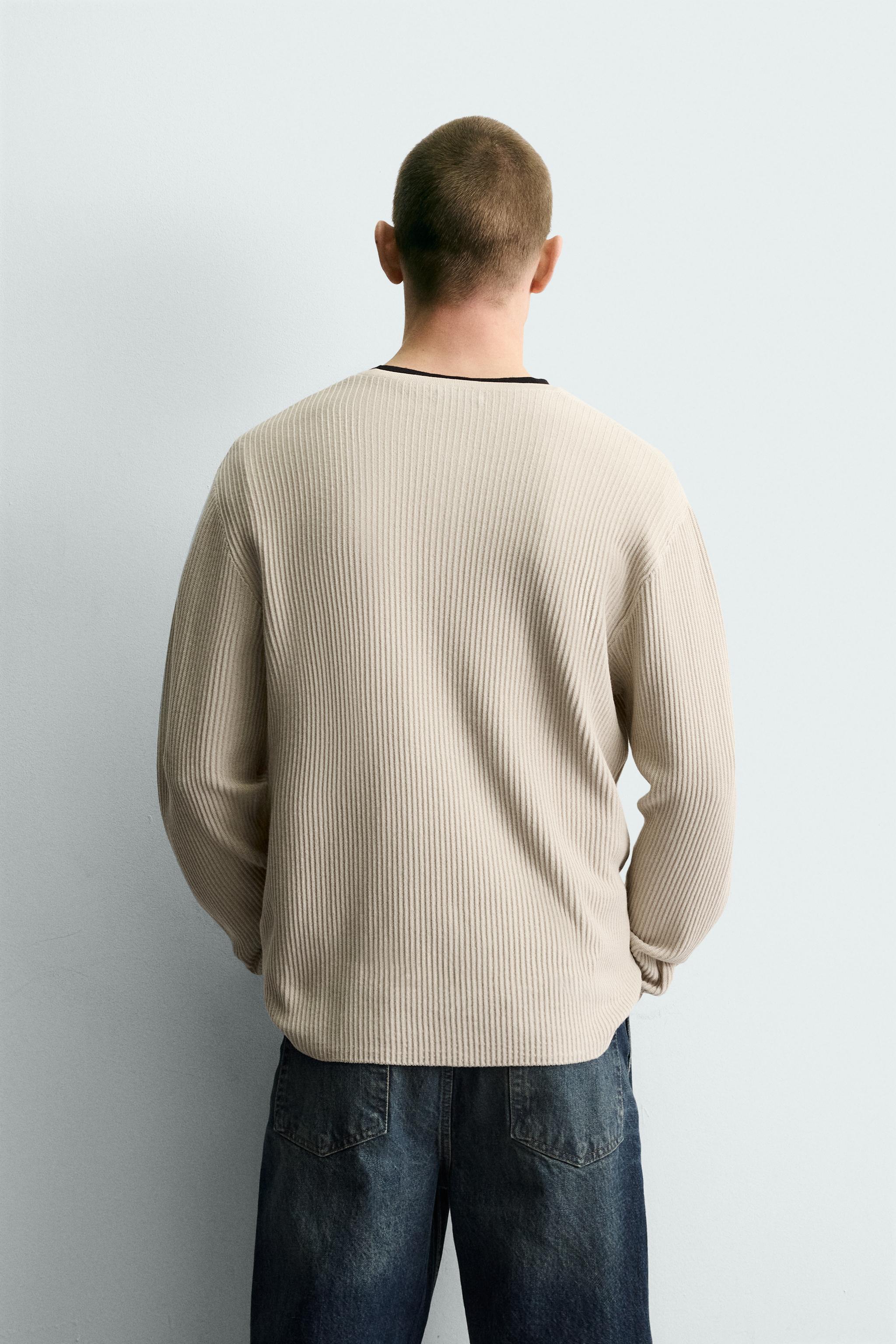 TEXTURED HENLEY JUMPER