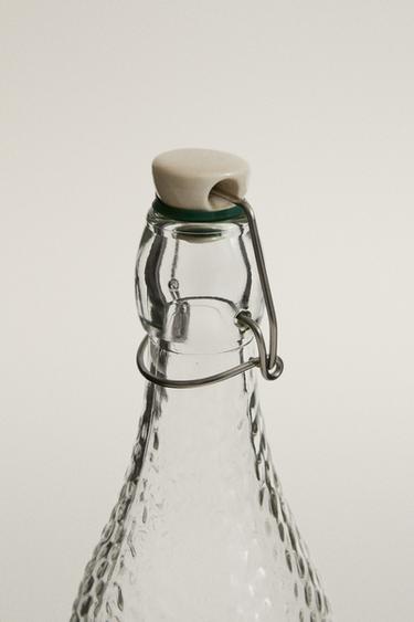 BOTTLE WITH CERAMIC STOPPER - Transparent by Zara - Image 1