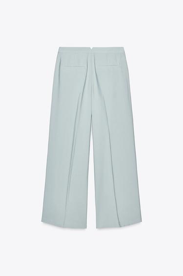 ZW COLLECTION TROUSERS WITH DARTS - Light blue by Zara - Image 6