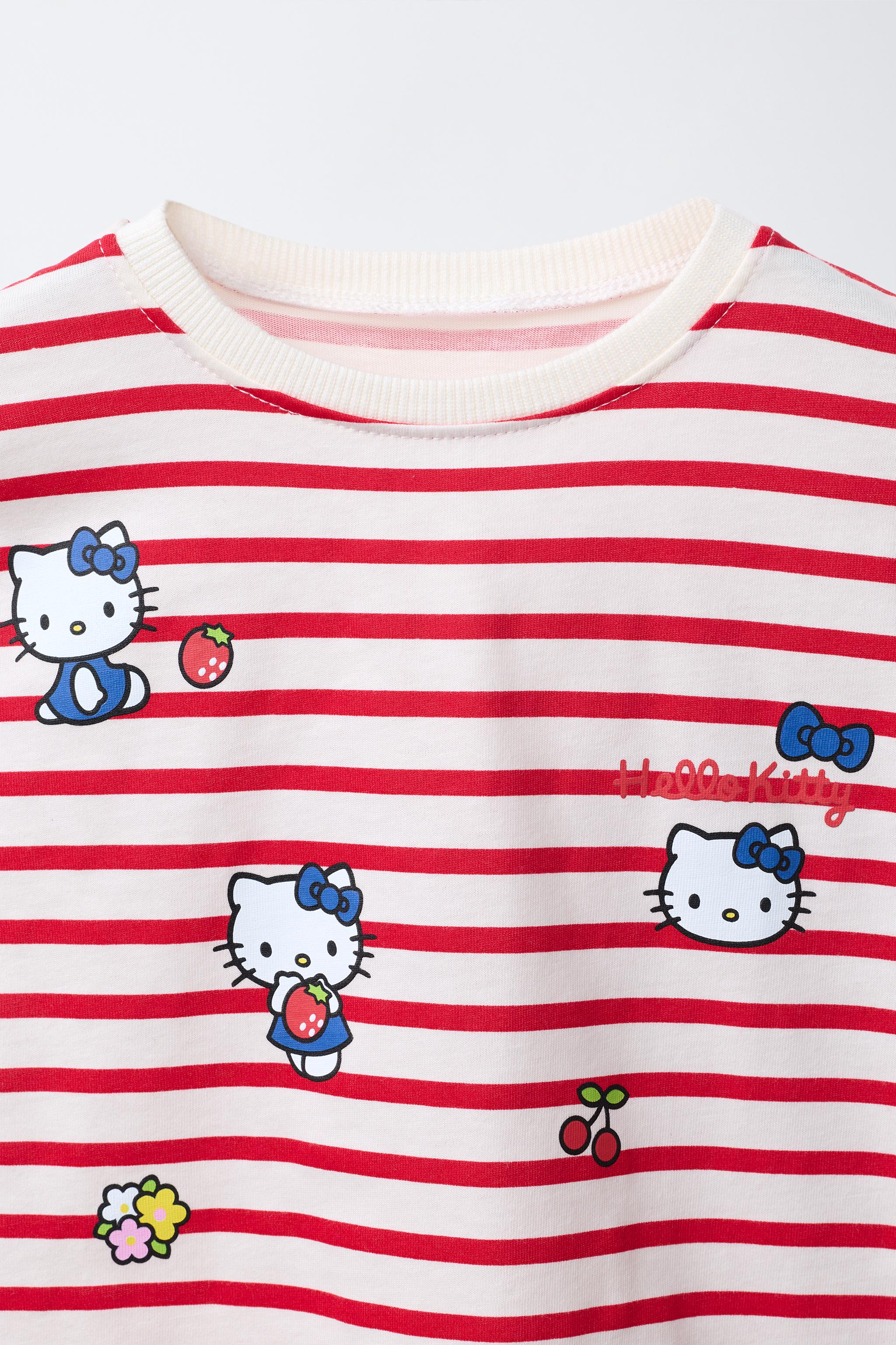 STRIPED HELLO KITTY © SANRIO T-SHIRT