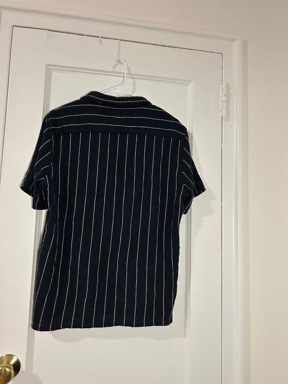 TEXTURED STRIPED SHIRT - Image 3