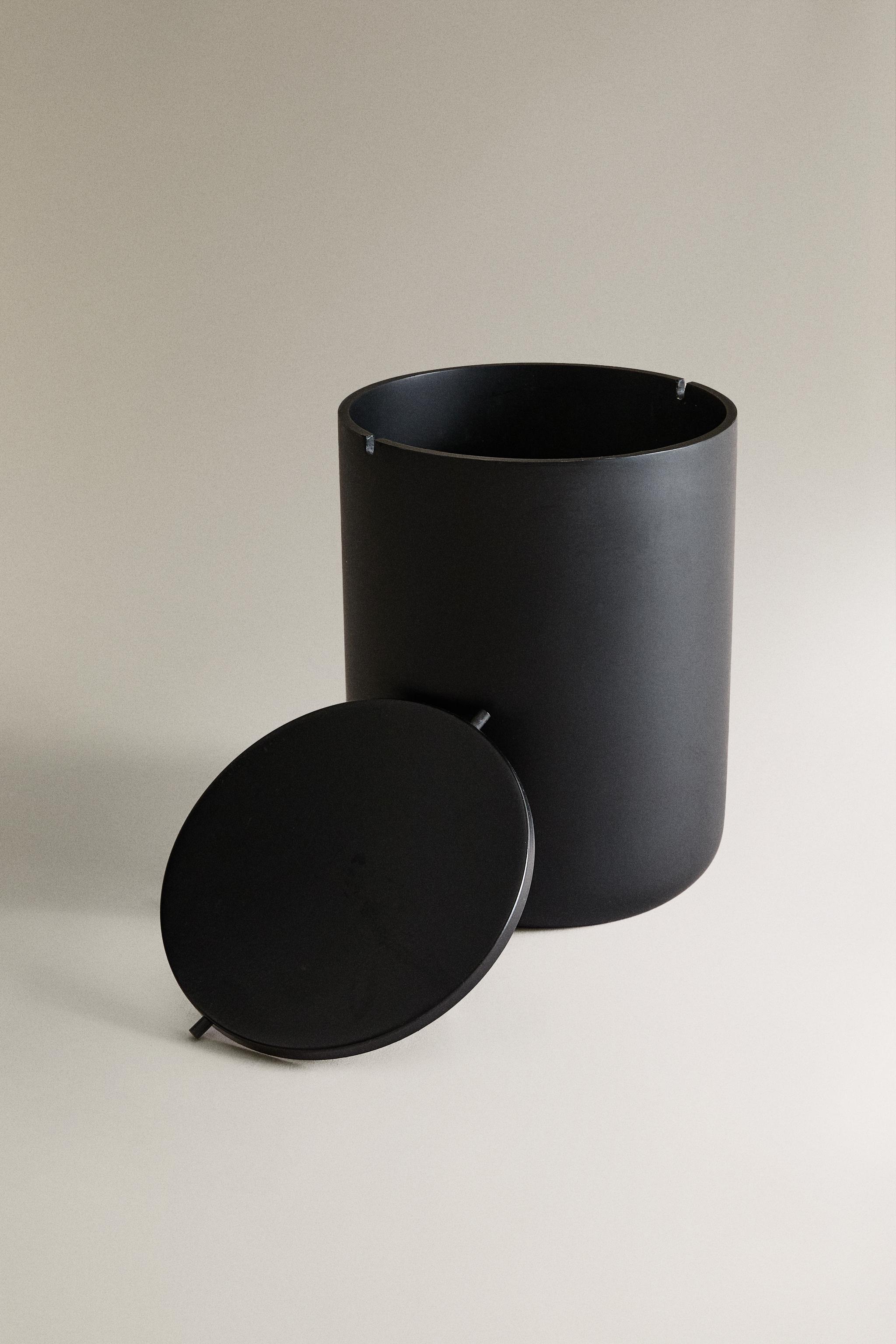 ZARA  ダストボックス 木製蓋付き メタル製ダストボックス | Zara Home 日本/Japan