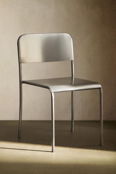 CHAISE STRUCTURE ACIER INOXYDABLE - Argent Mat de Zara
