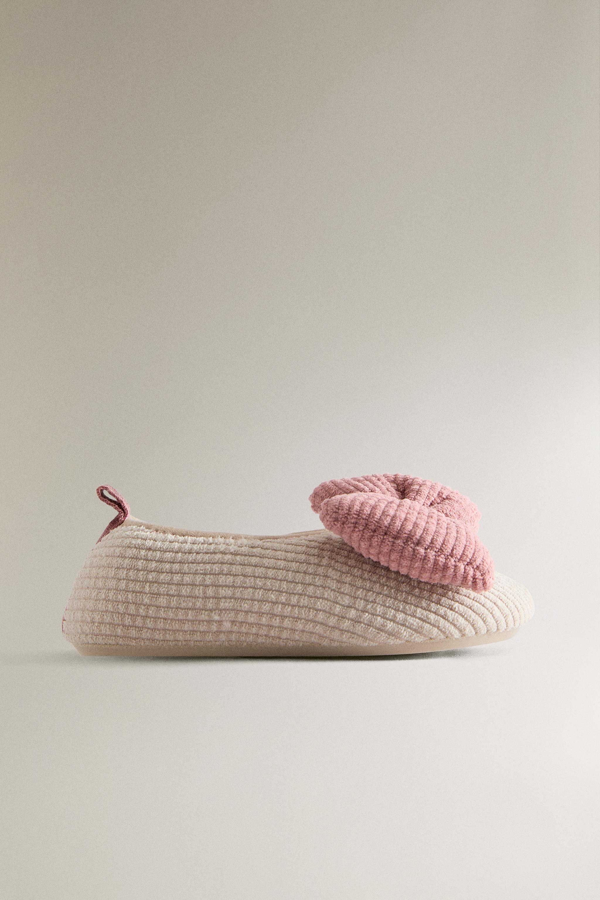 Ballerines Zara Fille Beige à Clous Et Paillettes - Taille EUR 34 / US 2, Occasion