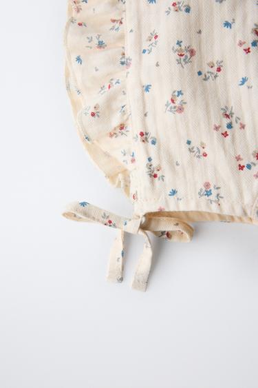 SMALL FLORAL BONNET - Multicoloured by Zara - Image 1