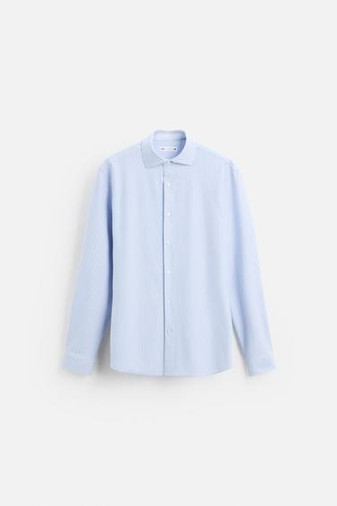 TEXTURED SHIRT - Stripes by Zara