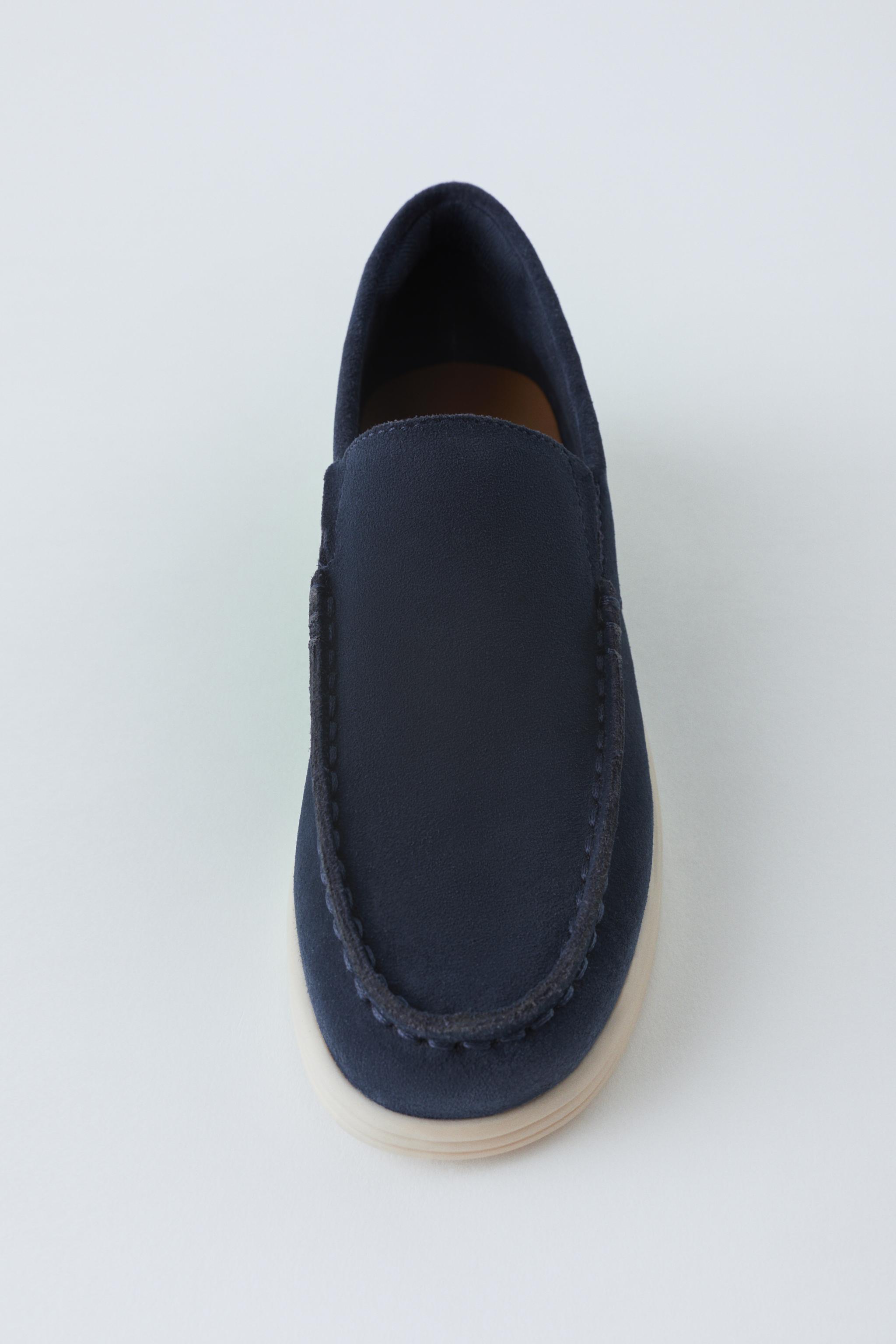 Boys navy outlet dress shoes