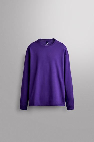 TECHNICAL LONG SLEEVE TRAINING T-SHIRT — Purple 1