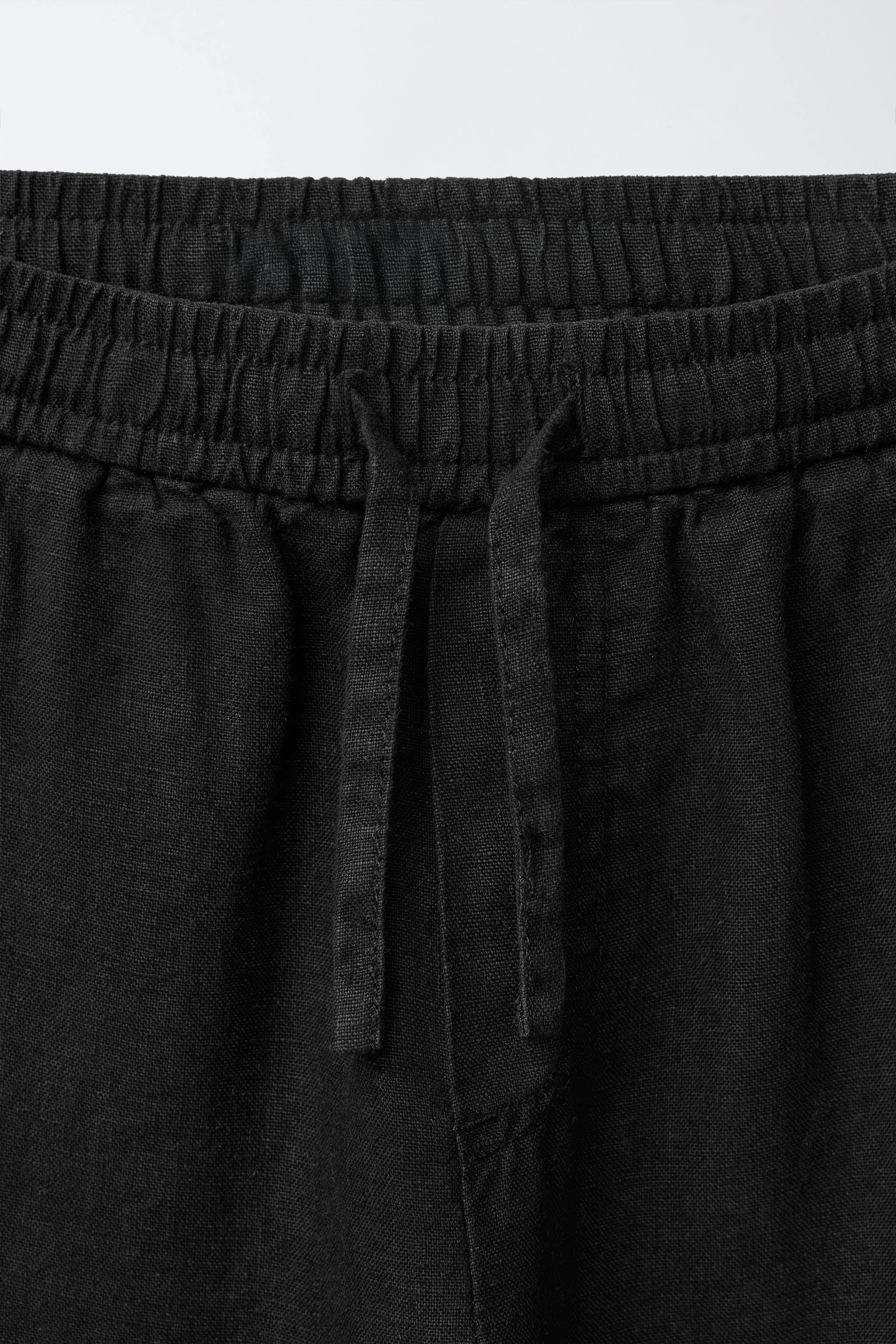 PANTALON DROIT 100% LIN