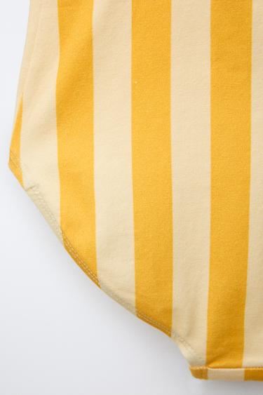MAILLOT DE BAIN À RAYURES CASA LAWA © X ZARA KIDS - Jaune de Zara - Image 3
