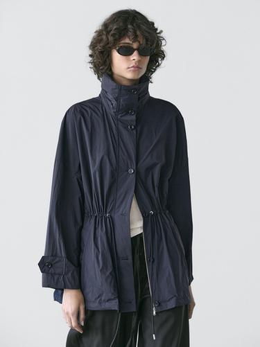 Parka tejido técnico - Azul de Zara