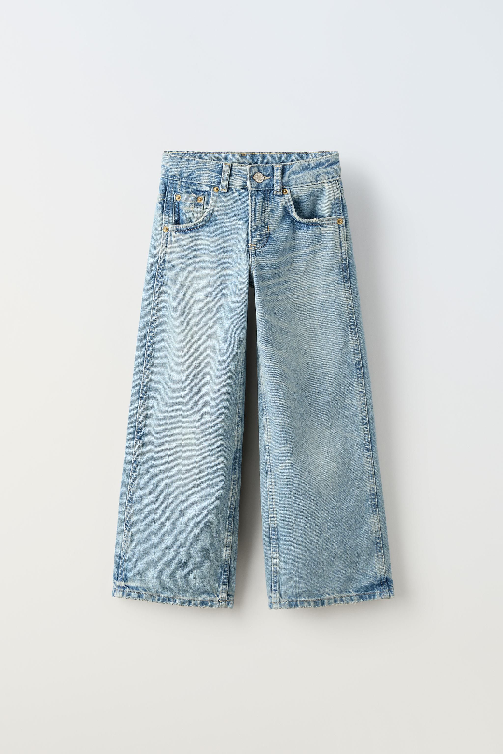 WIDE LEG JEANS - Blue | ZARA Canada