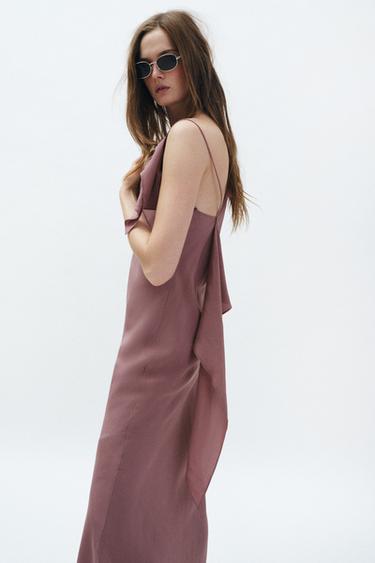 ZW COLLECTION MIDI DRESS - Mauve by Zara - Image 2