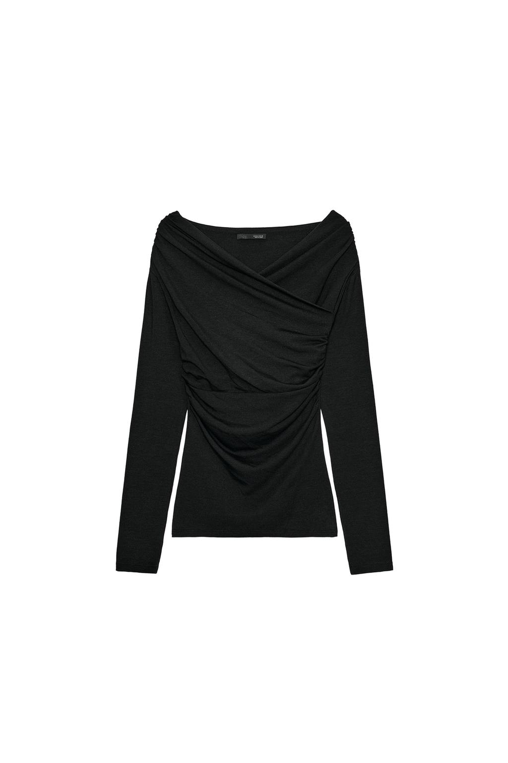 DRAPED WRAP TOP - image 3