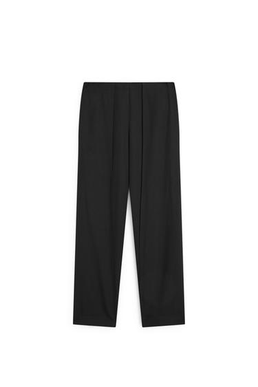 Pantalón ligero detalle superposición - LIMITED EDITION - Negro de Zara