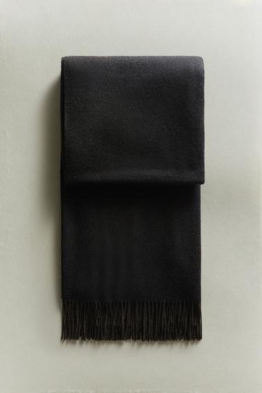 COUVERTURE CACHEMIRE - Kaki de Zara - Image 4