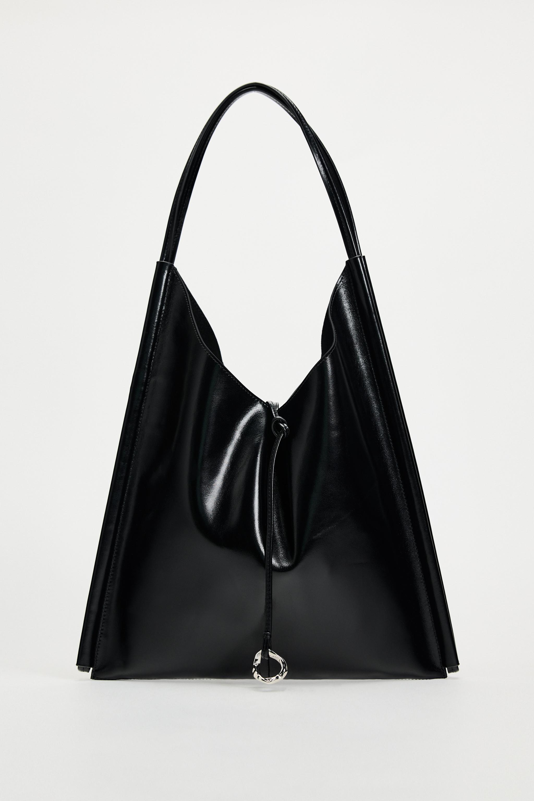 Bolso shopper piel discount zara