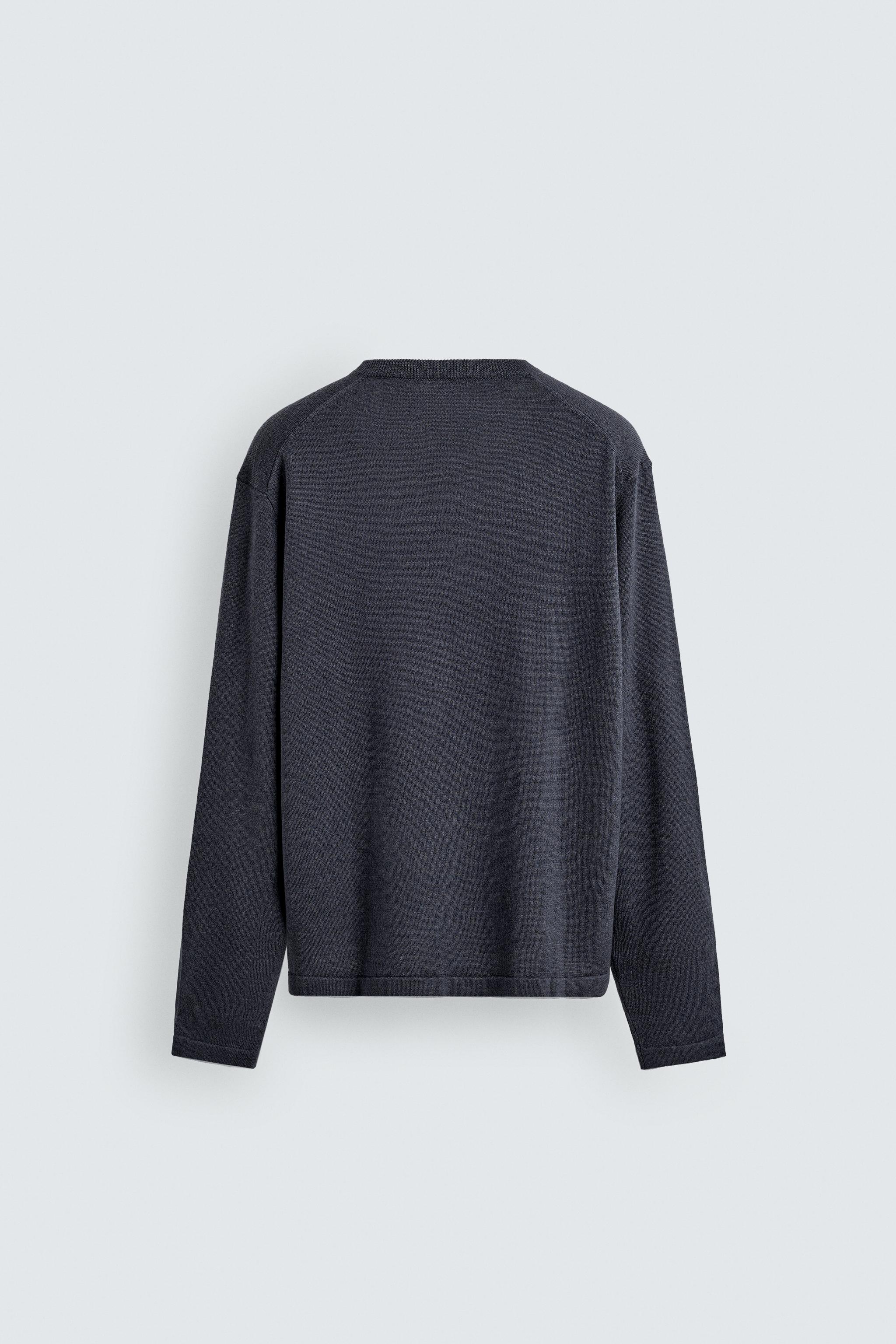 PULL COL TUNISIEN LIN - LAINE